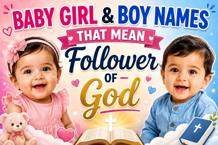 Names That Mean Follower of God