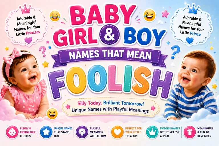 Names That Mean Foolish