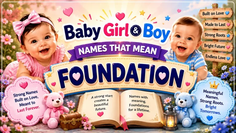 Names That Mean Foundation