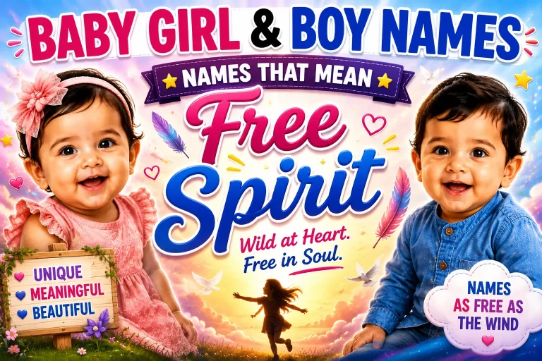 Names That Mean Free Spirit