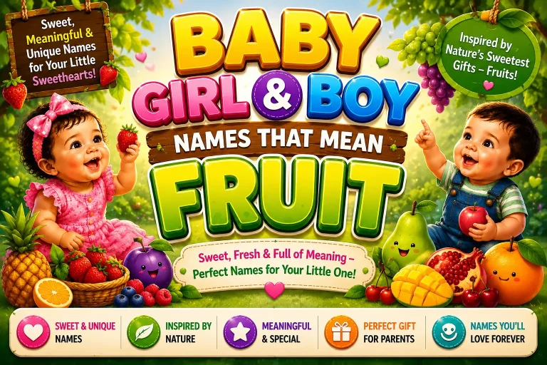 Names That Mean Fruit
