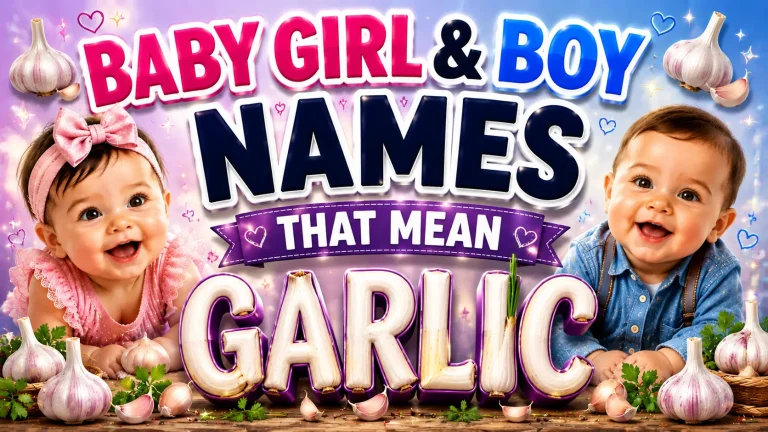 Names That Mean Garlic