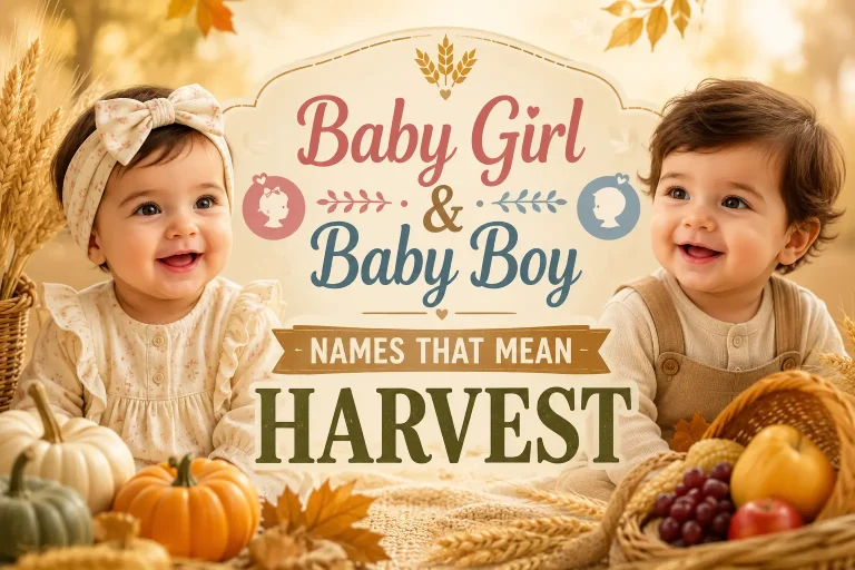 Names That Mean Harvest