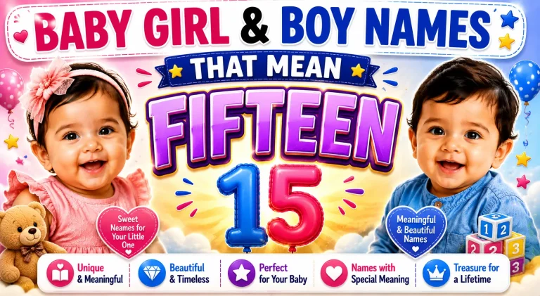 names that mean fifteen