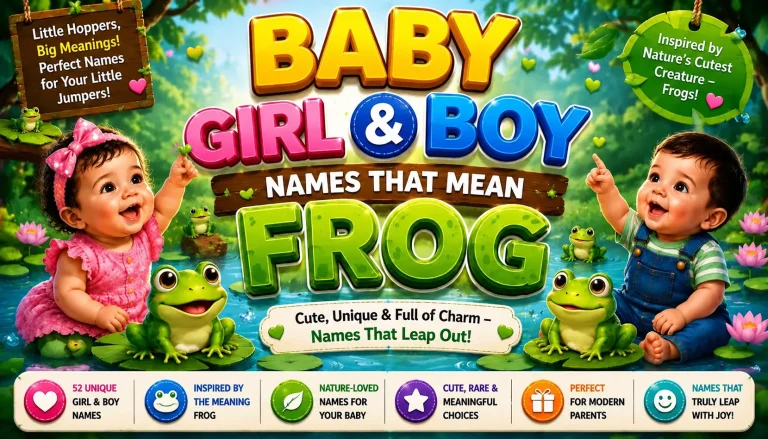 names that mean frog